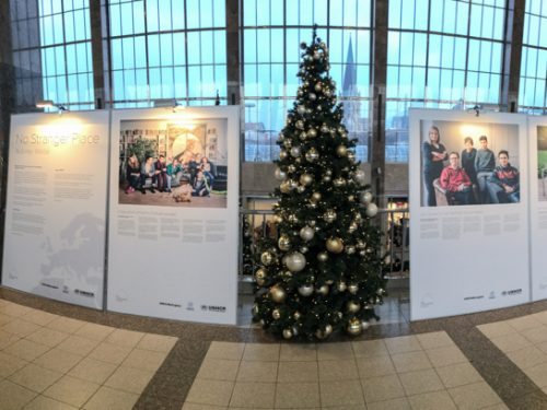 Vienna Westbahnhof station exhibition